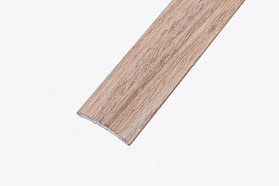 Порог (стык) Русский профиль  разноуровневый декорированный, 38*1800 мм,  Дуб камелия